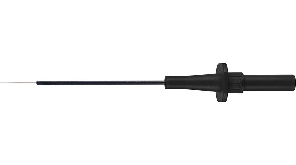 Sonde de test de sécurité, 111mm, Aiguille, Noir